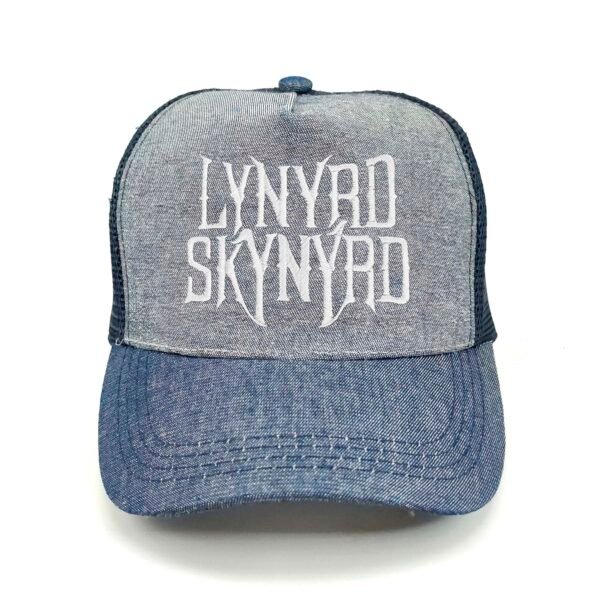 Lynyrd-Skynyrd_Modelo1_Frente_Blanco Gorra Lynyrd Skynyrd