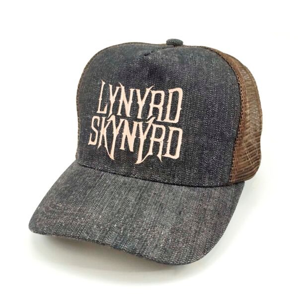 Lynyrd-Skynyrd_Modelo2_Diagonal_Dorado Gorra Lynyrd Skynyrd