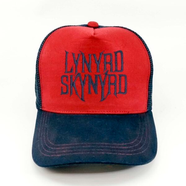 Lynyrd-Skynyrd_Modelo6_Frente_AzMArino Gorra Lynyrd Skynyrd