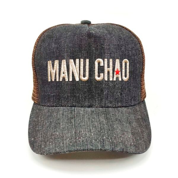 Manu-Chao_Modelo2_Frente_Dorado Gorra Manu Chao