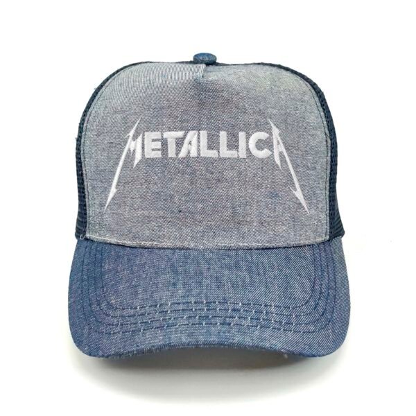 Metallica_Modelo1_Frente_Blanco Gorra Metallica