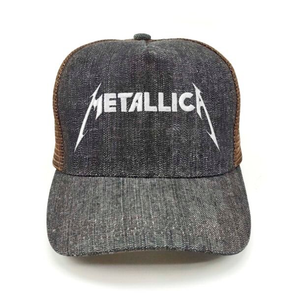 Metallica_Modelo2_Frente_Blanco Gorra Metallica