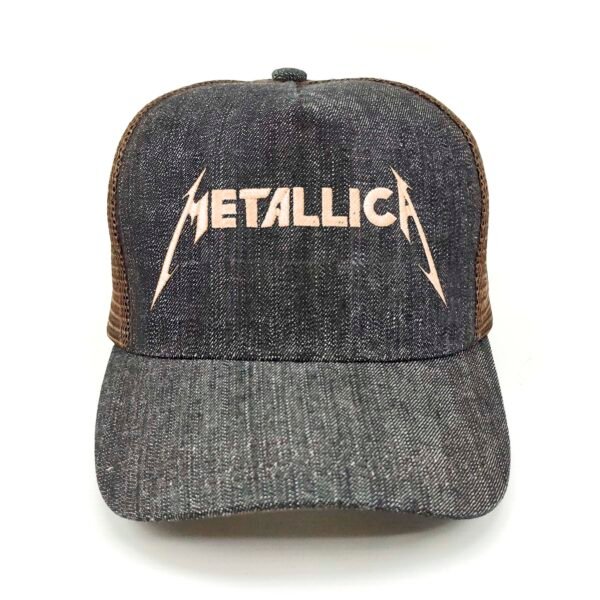 Metallica_Modelo2_Frente_Dorado Gorra Metallica