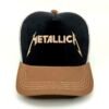Metallica_Modelo3_Frente_Dorado Gorra Metallica