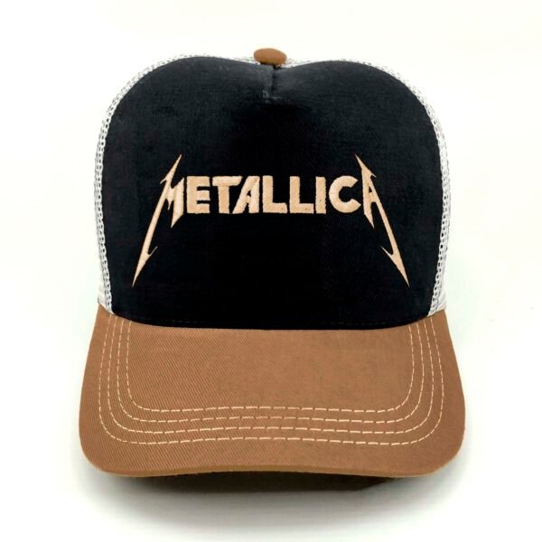 Metallica_Modelo3_Frente_Dorado Gorra Metallica