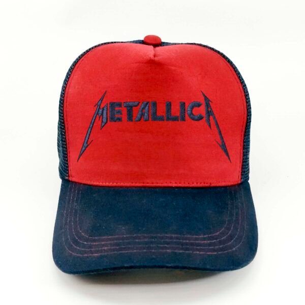 Metallica_Modelo6_Frente_AzMarino Gorra Metallica