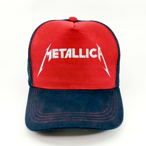 Metallica_Modelo6_Frente_Blanco Gorra Metallica