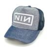NIN_Modelo1_Diagonal_Blanco Gorra Nine Inch Nails
