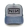 NIN_Modelo1_Frente_Negro Gorra Nine Inch Nails