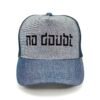 No-Doubt_Modelo1_Frente_Negro Gorra No Doubt