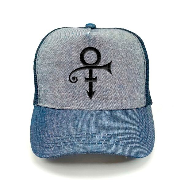 Prince_Modelo1_Frente_Negro Gorra Prince
