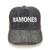 RAMONES_Modelo2_Frente_Blanco Gorra Ramones