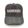 RAMONES_Modelo2_Frente_Dorado Gorra Ramones