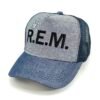 REM_Modelo1_Diagonal_Negropp Gorra R.E.M.