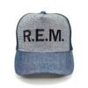 REM_Modelo1_Frente_Negro Gorra R.E.M.