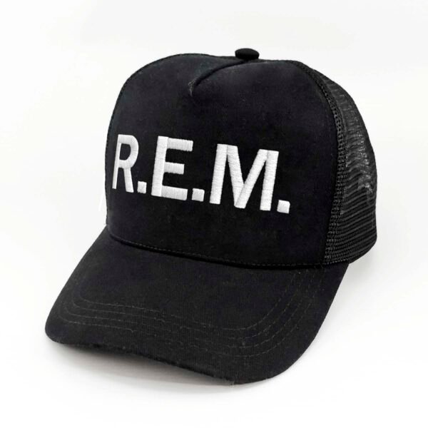 REM_Modelo5_Diagonal_Blanco Gorra R.E.M.