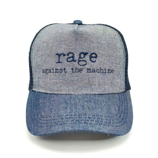 Rage_Modelo1_Frente_AzMarino Gorra Rage Against The Machine
