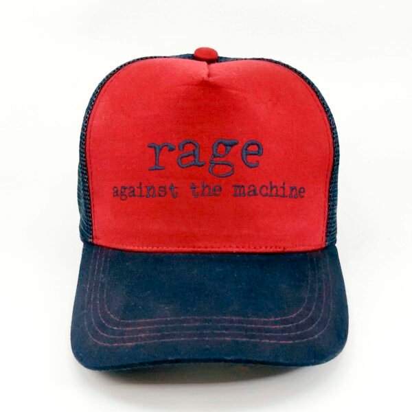Rage_Modelo6_Frente_AzMarino Gorra Rage Against The Machine