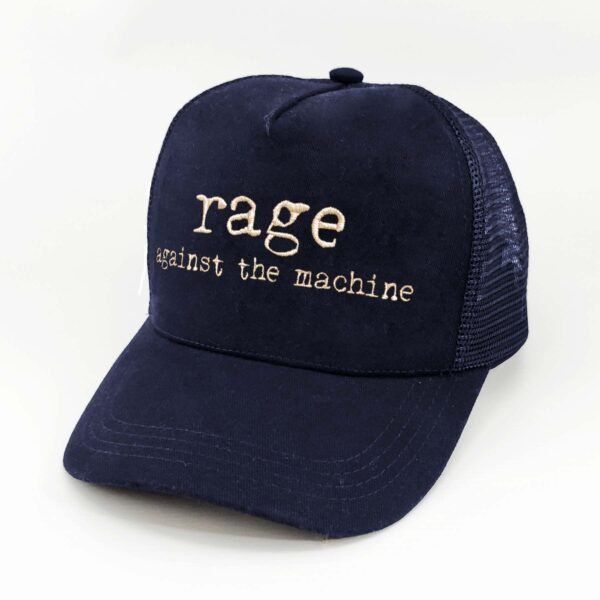 Rage_Modelo8_Diagonal_Dorado Gorra Rage Against The Machine