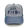 SexPistols_Modelo1_Frente_AzMarino Gorra Sex Pistols