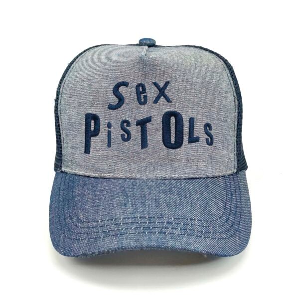 SexPistols_Modelo1_Frente_AzMarino Gorra Sex Pistols