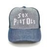 SexPistols_Modelo1_Frente_Blanco Gorra Sex Pistols