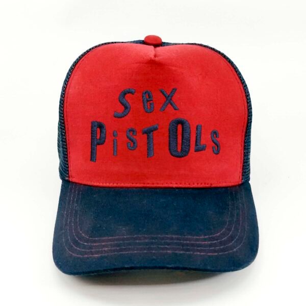 SexPistols_Modelo6_Frente_AzMarino Gorra Sex Pistols