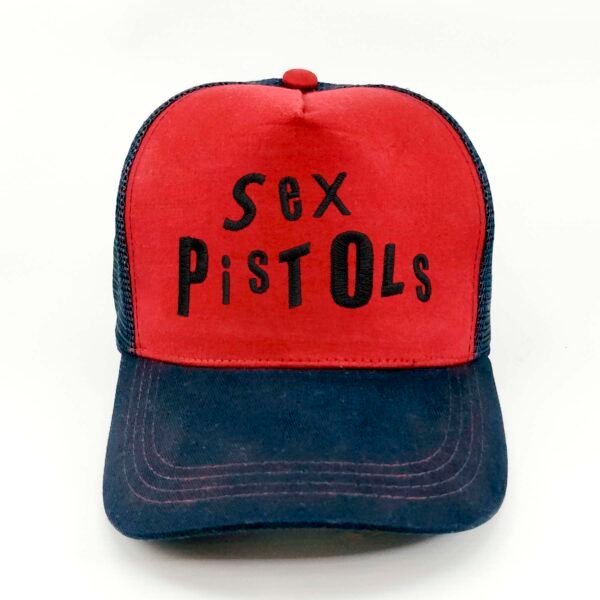 SexPistols_Modelo6_Frente_Negro Gorra Sex Pistols