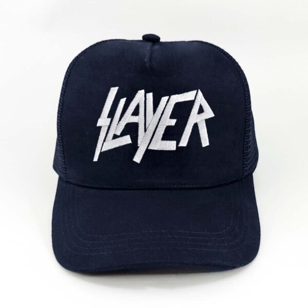 Slayer_Modelo8_Frente_Blanco Gorra Slayer
