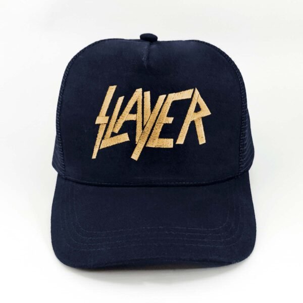 Slayer_Modelo8_Frente_Dorado Gorra Slayer