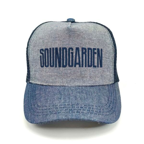 Soundgarden_Modelo1_Frente_AzMArino Gorra Soundgarden