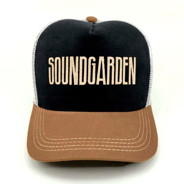 Soundgarden_Modelo3_Frente_Dorado Gorra Soundgarden