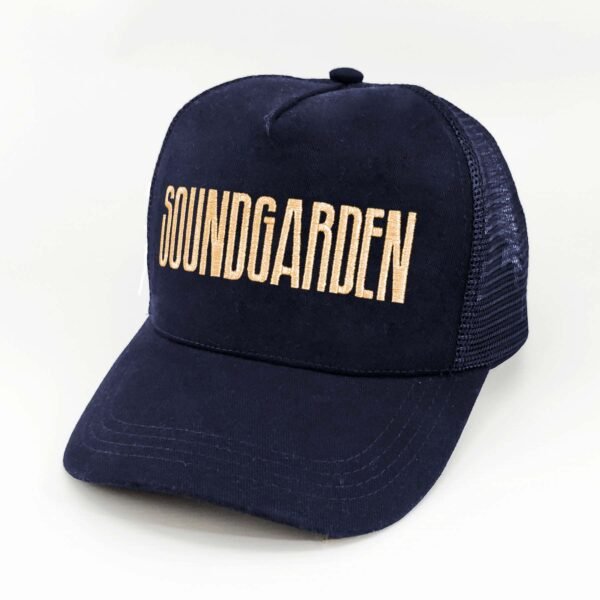 Soundgarden_Modelo8_Diagonal_Dorado Gorra Soundgarden