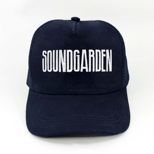 Soundgarden_Modelo8_Frente_Blanco Gorra Soundgarden