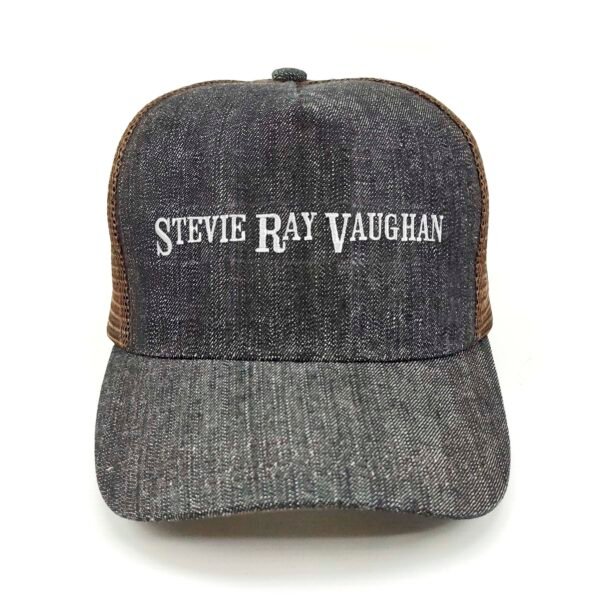 Stevie-Ray-Vaughan_Modelo2_Frente_Blanco Gorra Stevie Ray Vaughan