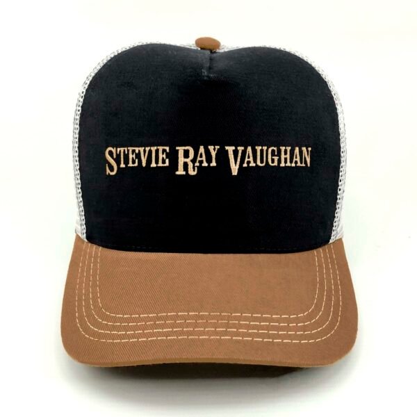 Stevie-Ray-Vaughan_Modelo3_Frente_Dorado Gorra Stevie Ray Vaughan