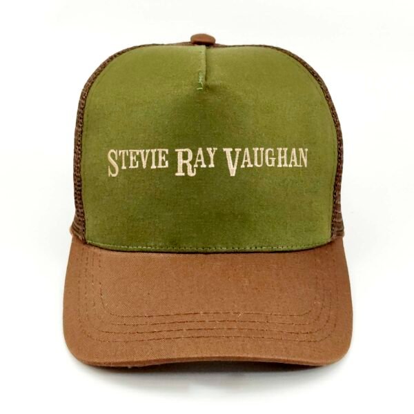 Stevie-Ray-Vaughan_Modelo4_Frente_Dorado Gorra Stevie Ray Vaughan