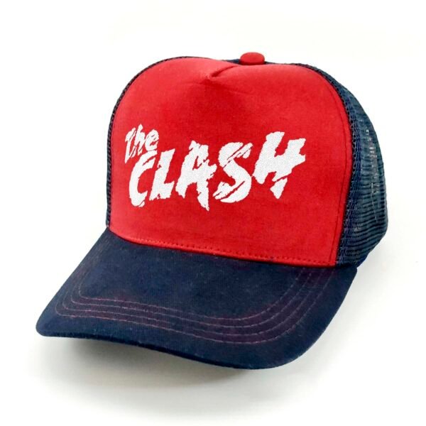 The-Clash_Modelo6_Diagonal_Blanco Gorra The Clash