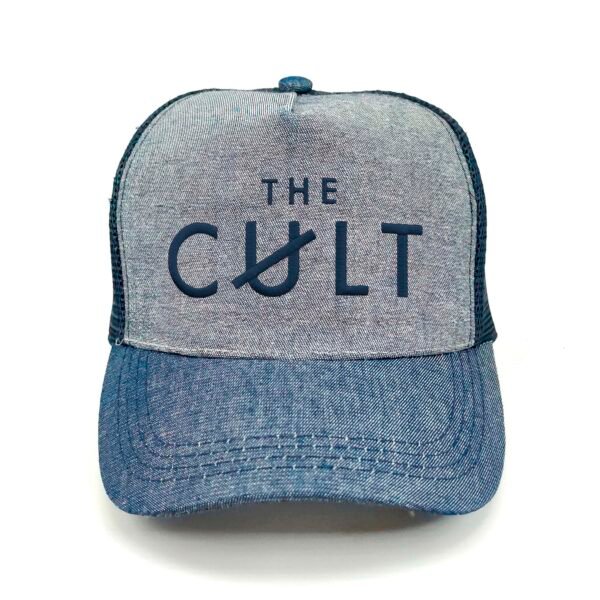The-Cult_Modelo1_Frente_AzMarino Gorra The Cult