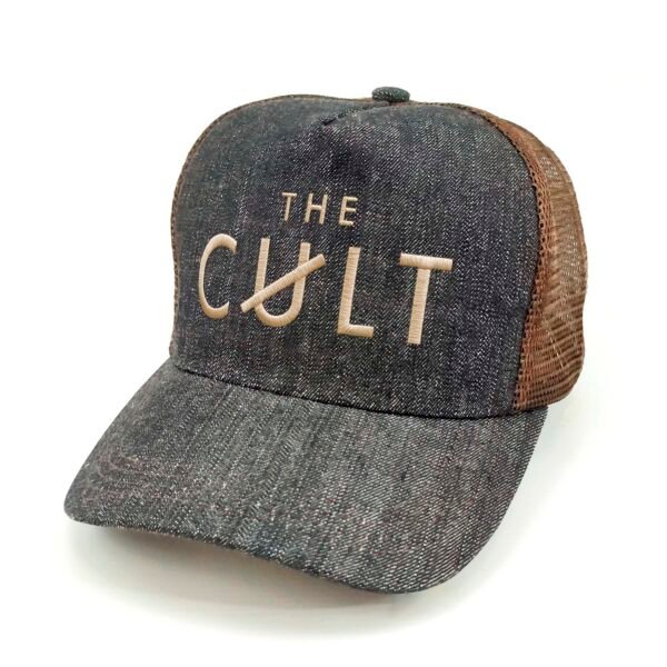 The-Cult_Modelo2_Diagonal_Dorado Gorra The Cult