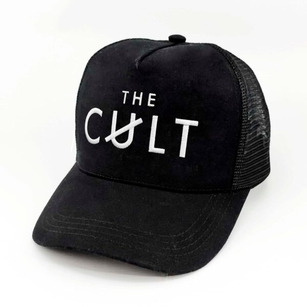 The-Cult_Modelo5_Diagonal_TheCult Gorra The Cult