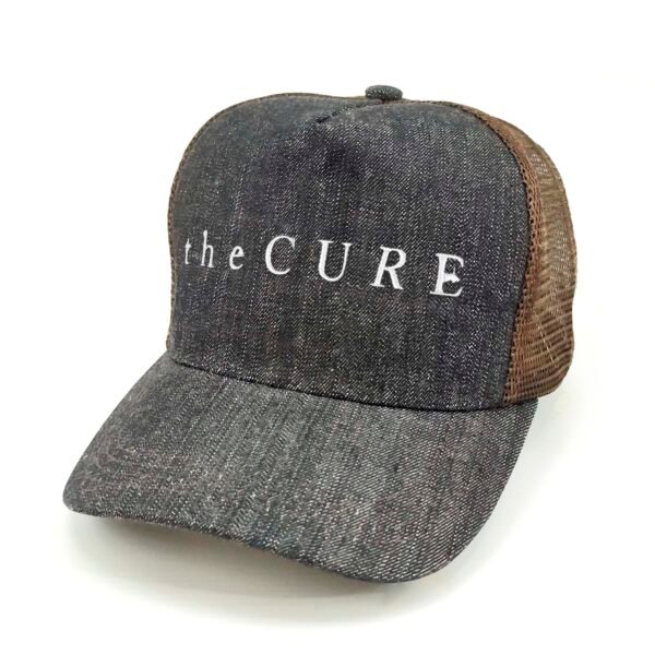 The-Cure_Modelo2_Diagonal_Blanco Gorra The Cure