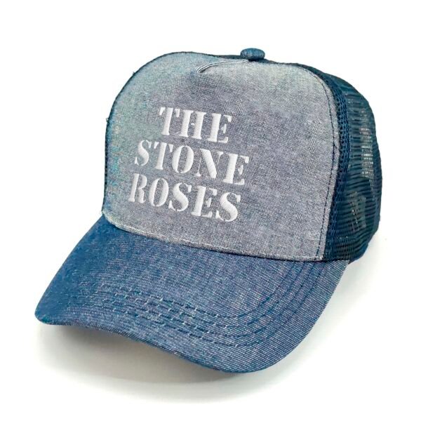 The-Stone-Roses_Modelo1_Diagonal_Blanco Gorra The Stone Roses
