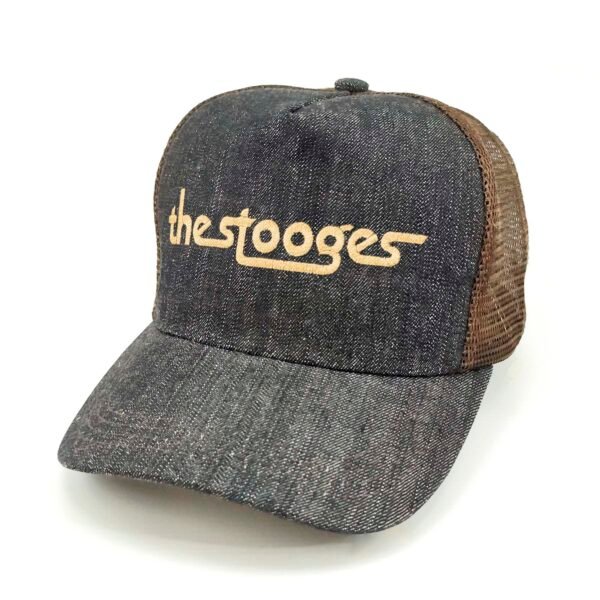 The-Stooges_Modelo2_Diagonal_Dorado Gorra The Stooges