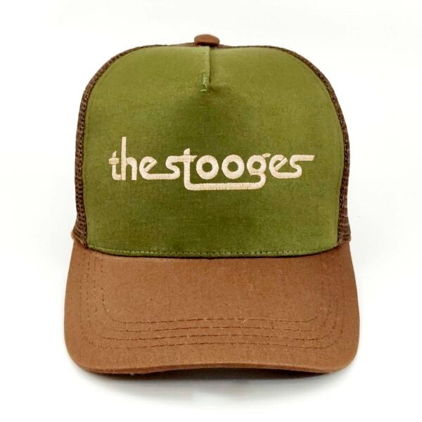 The-Stooges_Modelo4_Frente_Dorado Gorra The Stooges