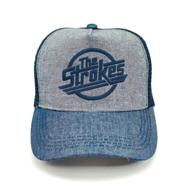 The-Strokes_Modelo1_Frente_AzMarino Gorra The Strokes