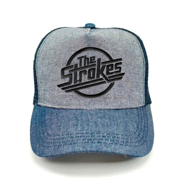 The-Strokes_Modelo1_Frente_Megro Gorra The Strokes