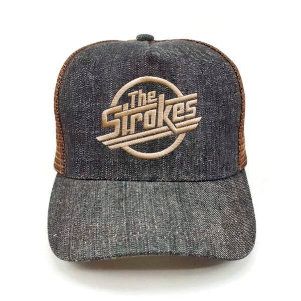 The-Strokes_Modelo2_Frente_Dorado Gorra The Strokes