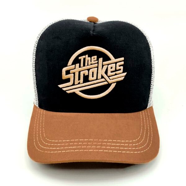 The-Strokes_Modelo3_Frente_Dorado Gorra The Strokes