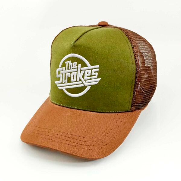 The-Strokes_Modelo4_Diagonal_Blanco Gorra The Strokes